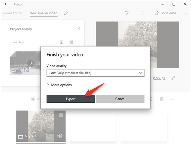 compress video files:Part 2: How to Compress Files on Windows 10 using the built-in Video Editor App?