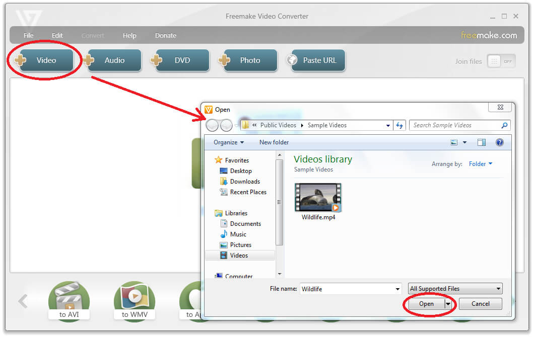 Comment convertir MP4 en ISO avec Freemake video converter