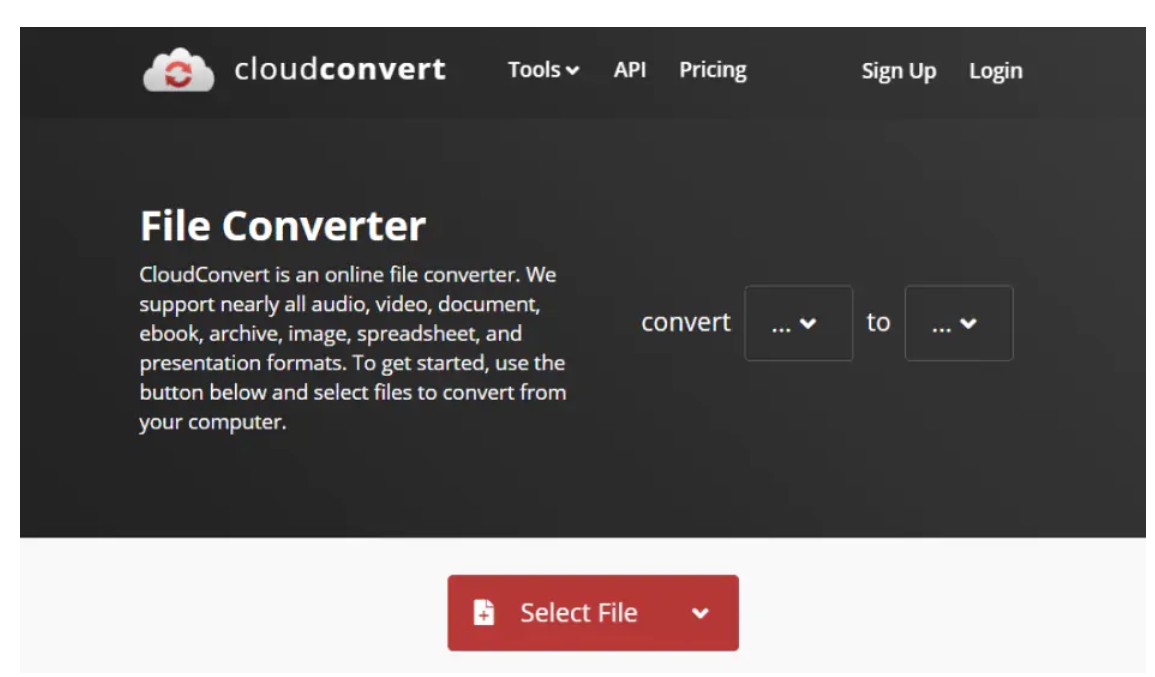 how to convert video_ts to mp4 with CloudConver Online