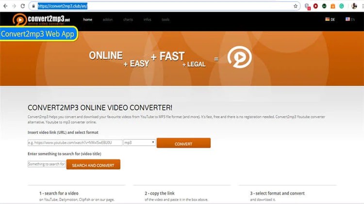 dailymotion to mp4:Convert2mp3