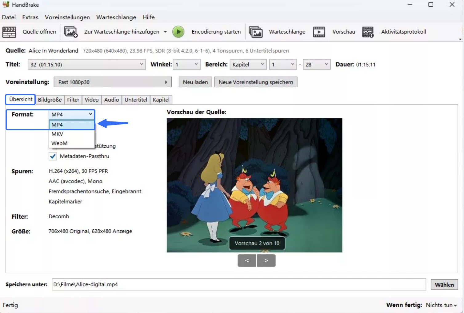 dvd to mp4 converter free: handbrake