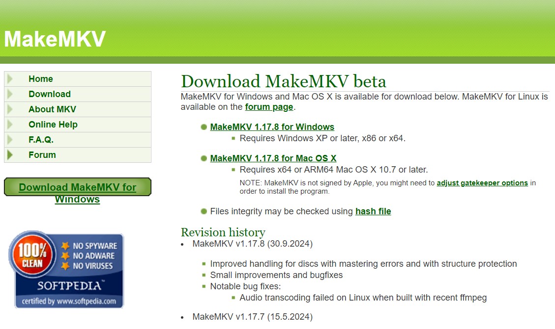 make mkv download