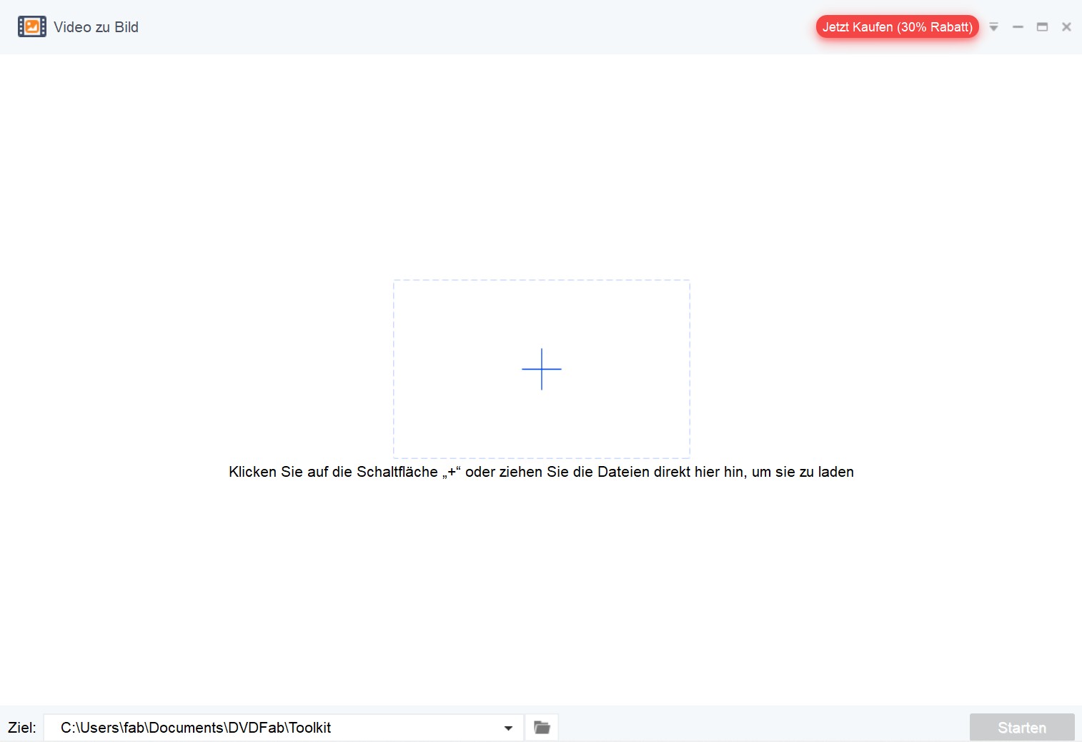 DVDFab Toolkit - Video zu Bild Software