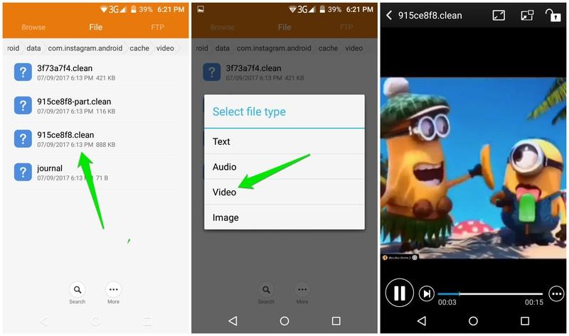 private instagram video download:Method 1: Extract Instagram private videos from the app cache