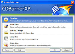 DVD Burners Windows 7: CDBurnerXP