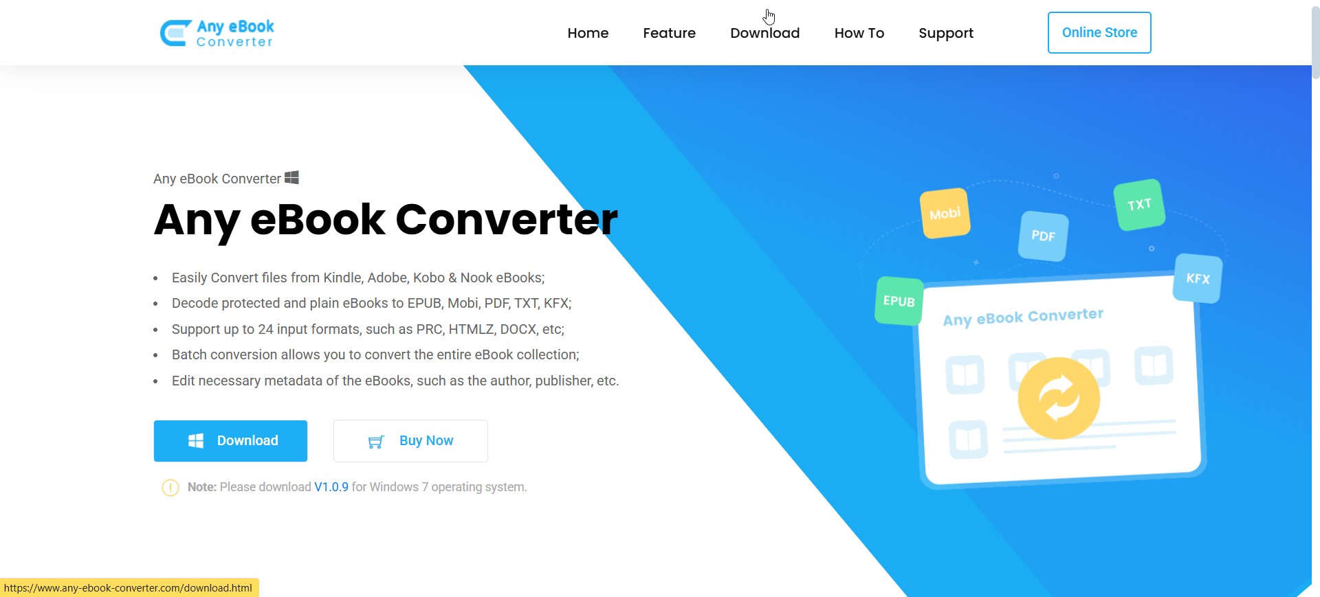 convert ibooks to pdf with any ebook converter
