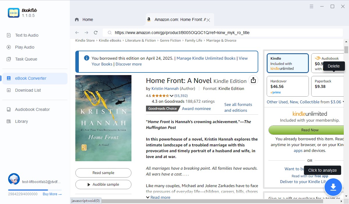 Wie kann man Kindle-Bücher mit BookFab in PDF umwandeln