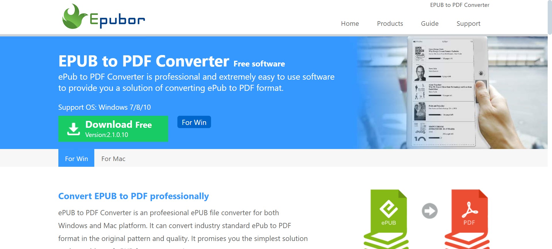 how to convert ibooks to pdf with Epubor