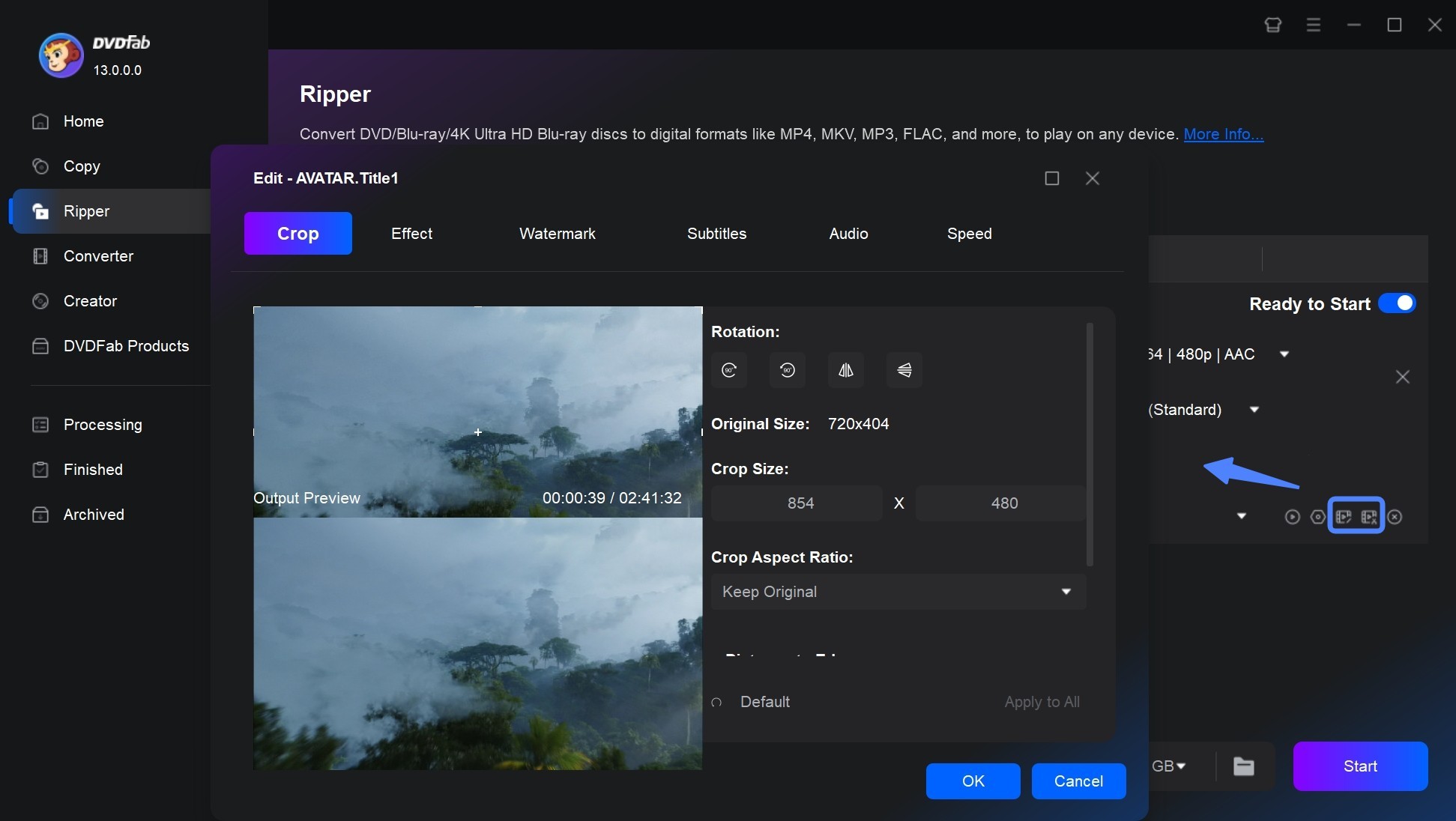 Convert BDMV to MKV/MP4 Using DVDFab Blu-ray Ripper
