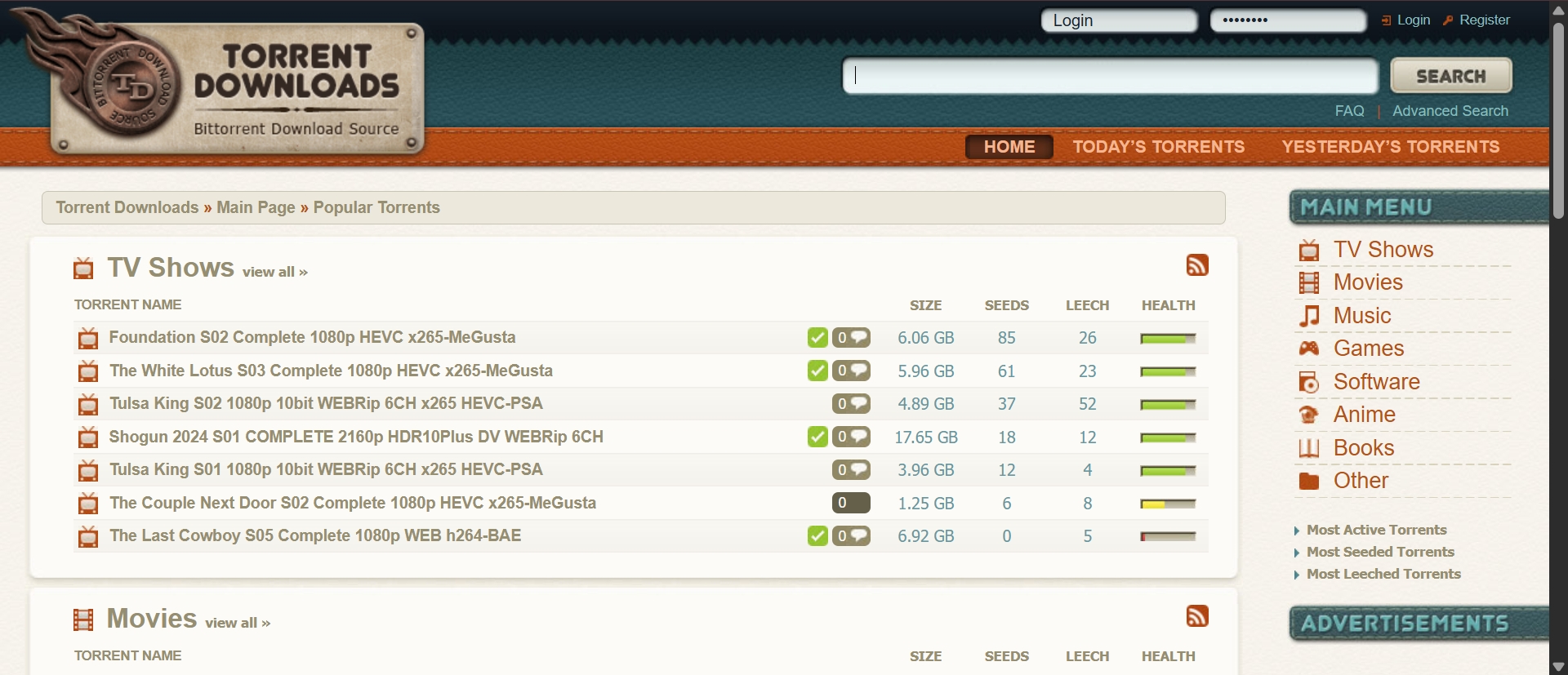 book torrents