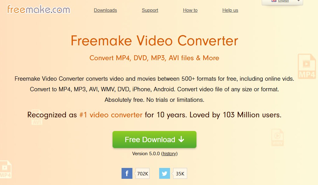 Cisdem Video Converter alternative: freemake