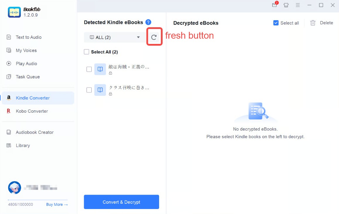 Convert Kindle Books to PDF Using BookFab