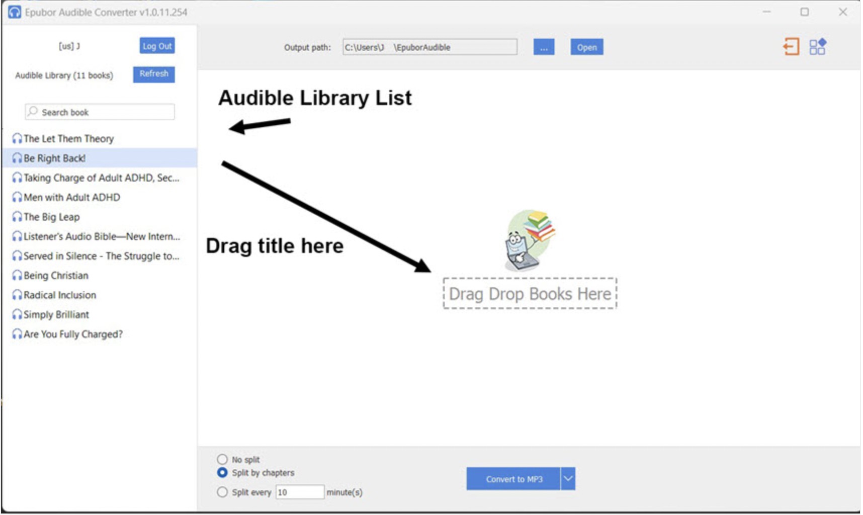 How to Use Epubor Audible Converter