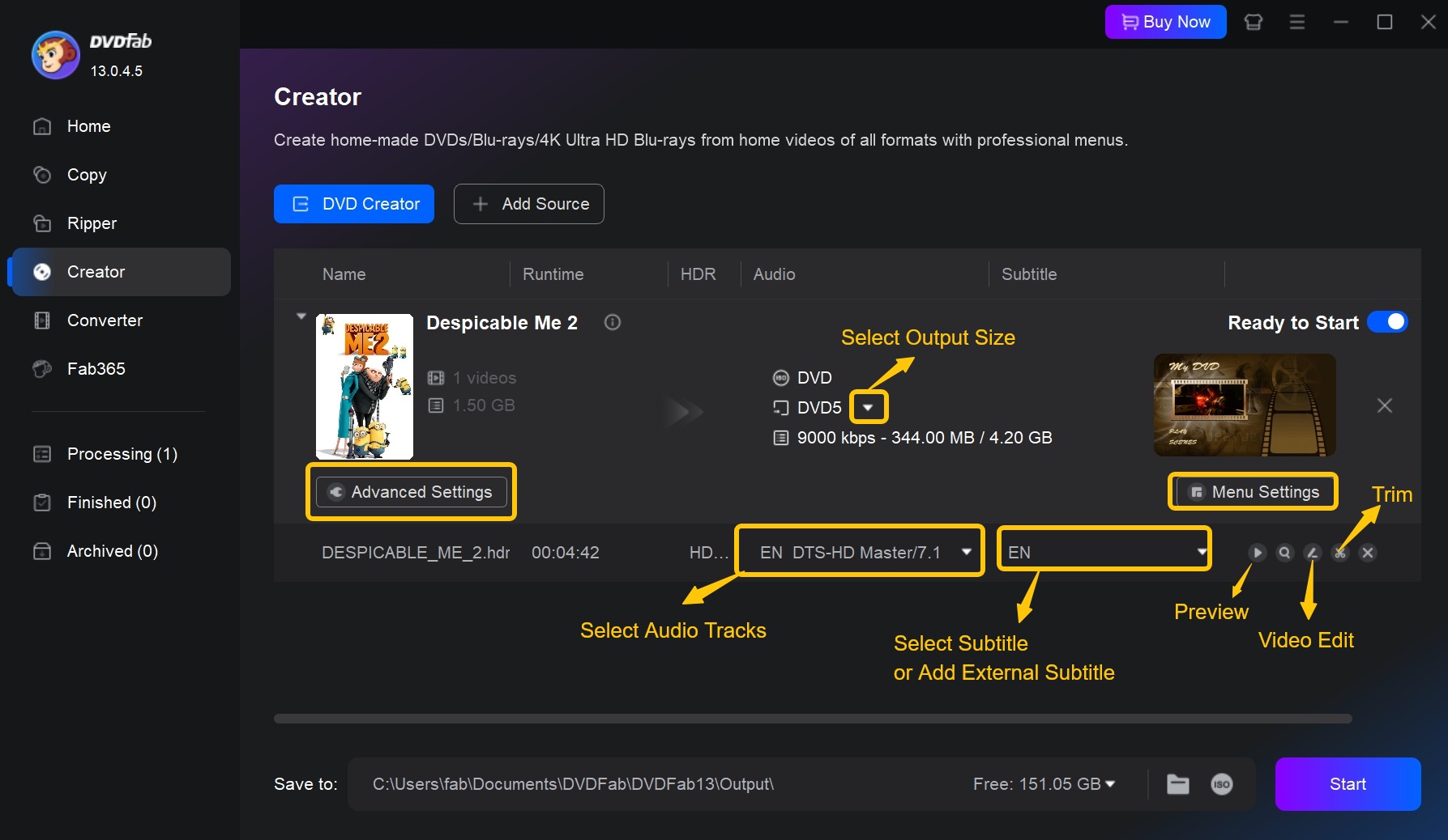 Create DVD from iPhone Videos with DVDFab