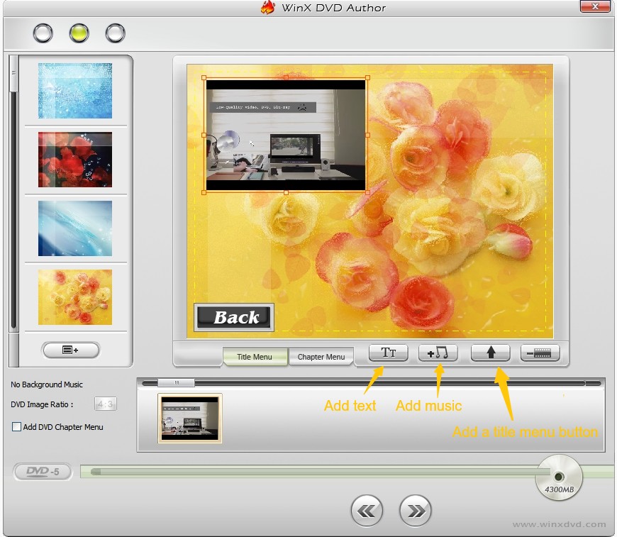 Steps to Convert MKV to DVD with WinX DVD Author