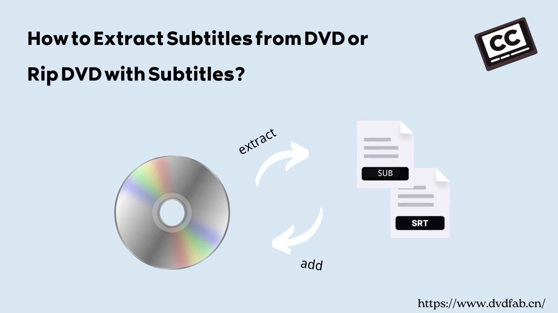 How to Extract Subtitles from DVD or Rip DVD with Subtitles?