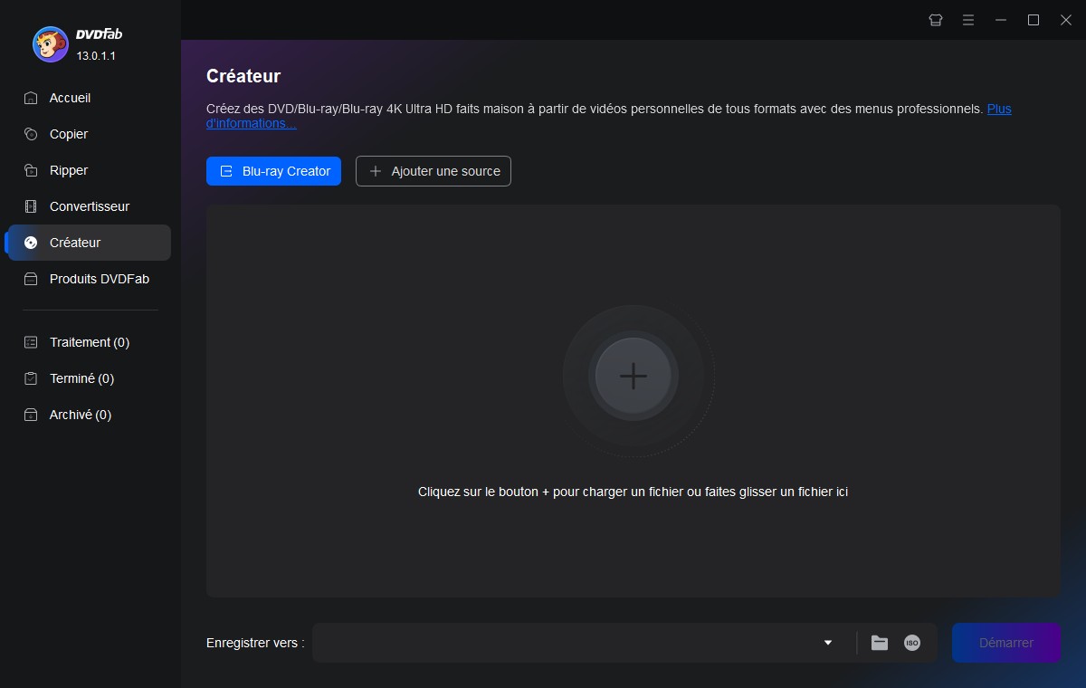 Comment graver MKV en Blu-ray avec DVDFab Blu-ray Creator