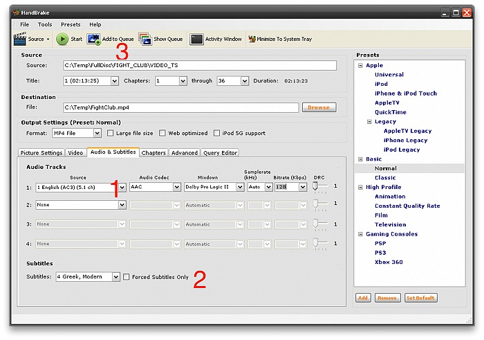 Comment convertir un DVD Handbrake en MP4 gratuitement et rapidement:2. Handbrake MP4 : Comment puis-je convertir Handbrake en MP4 ?