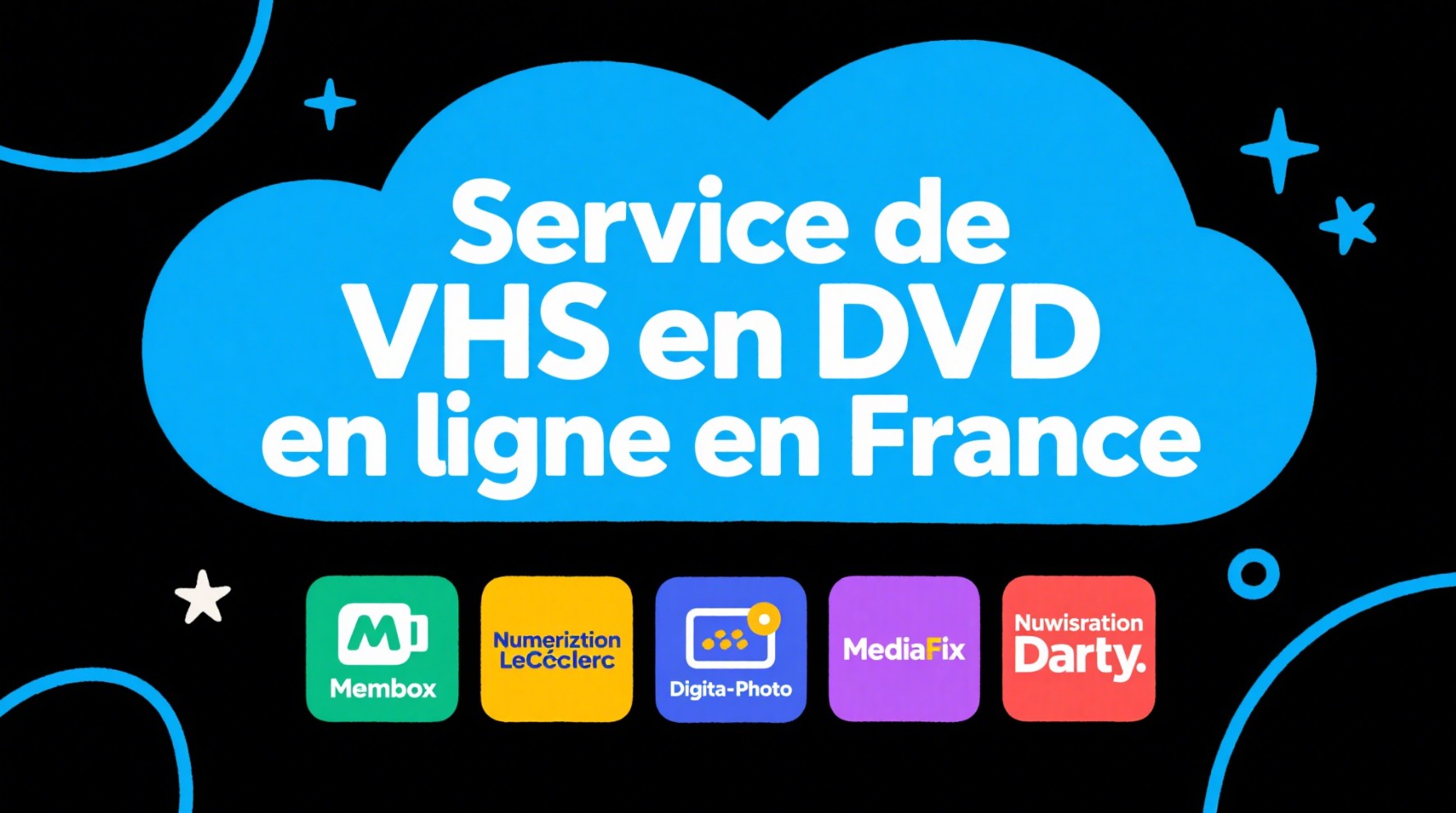 Service de VHS en DVD en ligne en France
