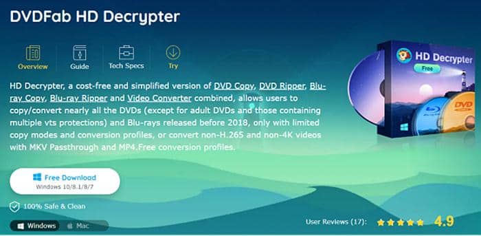 écrypter avec les outils de décryptage DVD Blu-ray texte gratuits:3. Un outil pour décrypter les DVD et Blu-ray