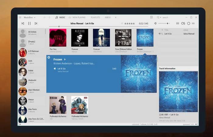 Top 10 des meilleurs lecteurs de musique pour Windows 10:7. MusicBee