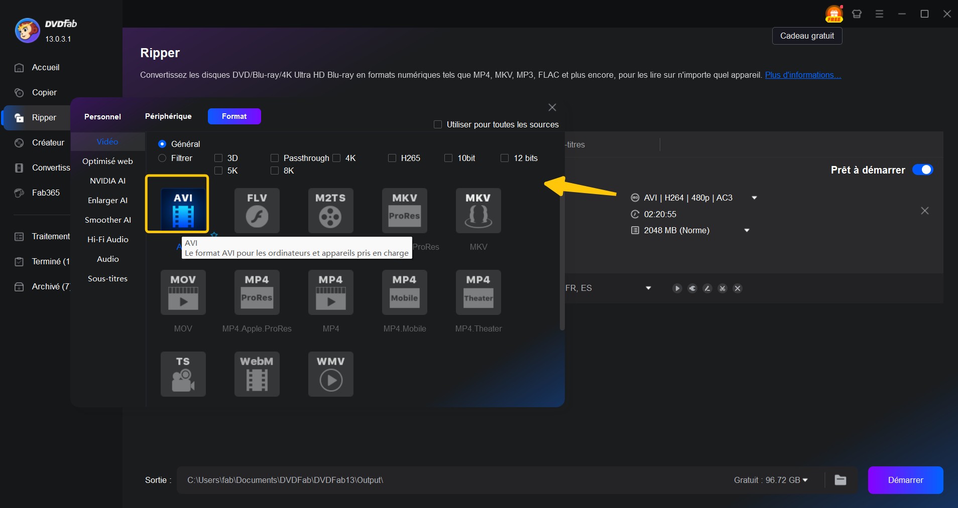 Meilleure alternative de handbrake pour ripper Blu-ray protégé