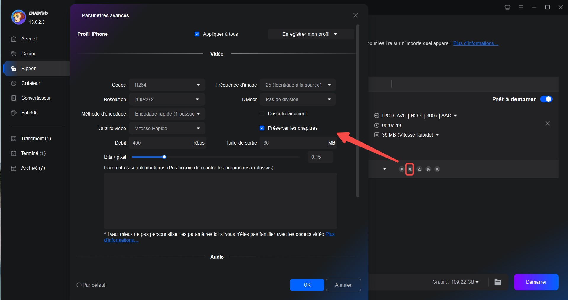 Comment convertir un DVD en MP4 avec DVDFab DVD Ripper