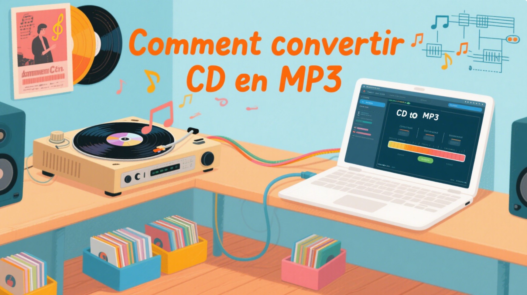 comment convertir cd en mp3