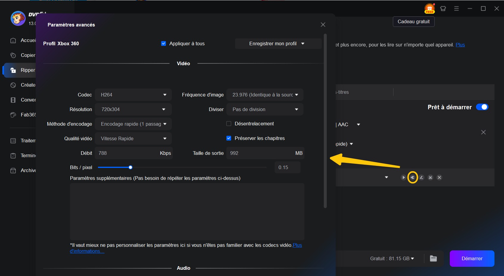 lecteur de disque s série xbox:Comment ripper un DVD avec cet outil :