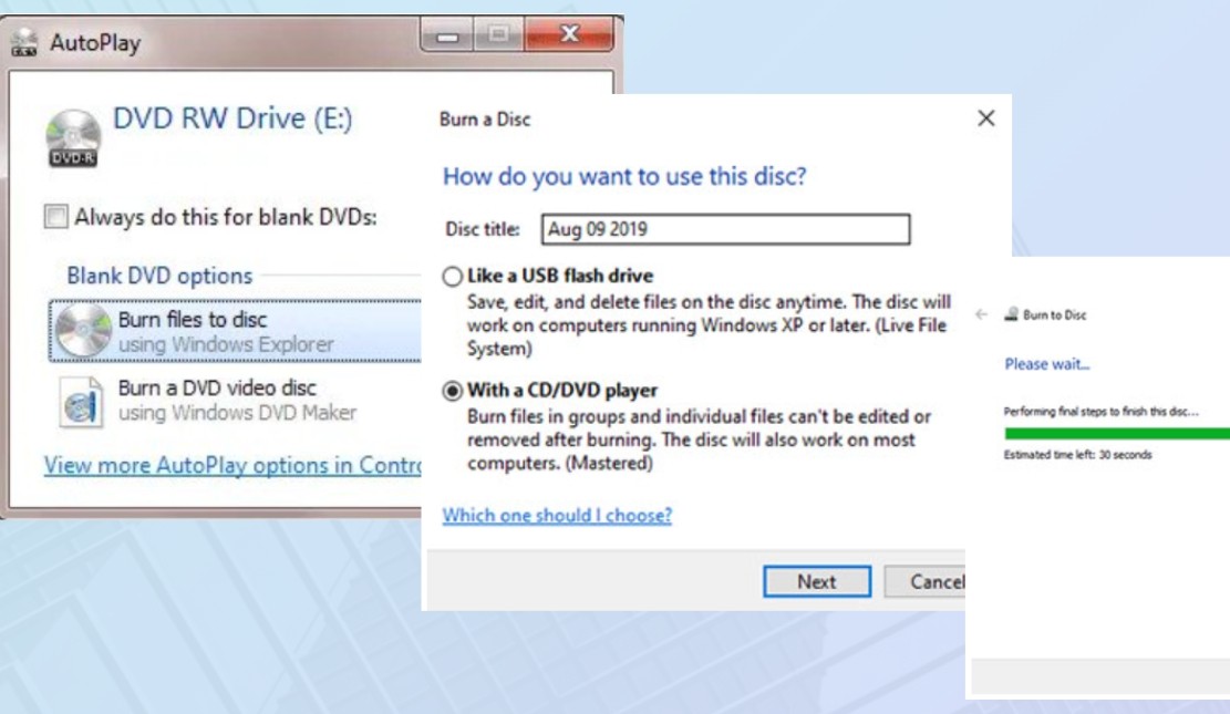 How to Burn a DVD on Windows 10 Using Windows File Explorer