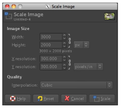 how to resize an image without losing quality:Upscale Images in GIMP