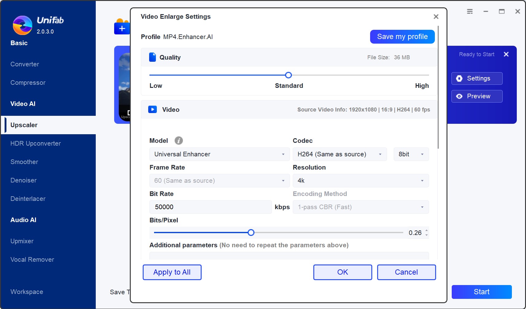 How to Upscale Video Using UniFab Video Upscaler AI