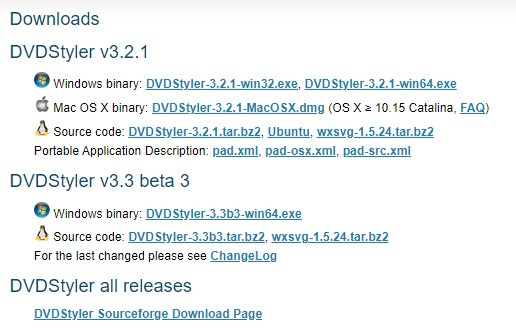 dvdstyler ダウンロード