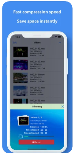how to make video file smaller on iphone