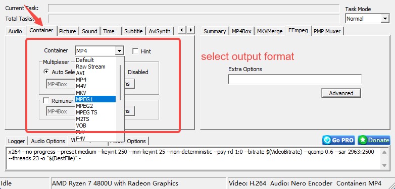 How to use MediaCoder DVD to MP4 converter