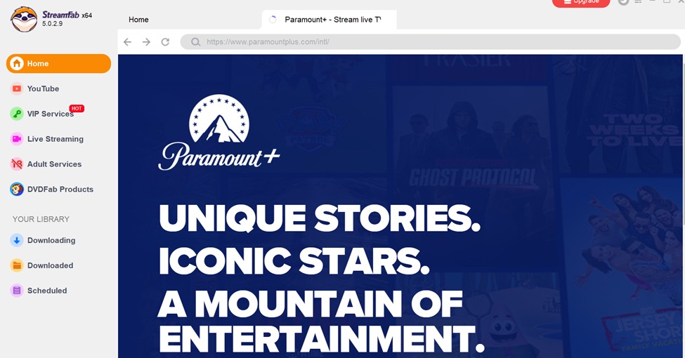 paramount plus ps5:StreamFab Video Downloader