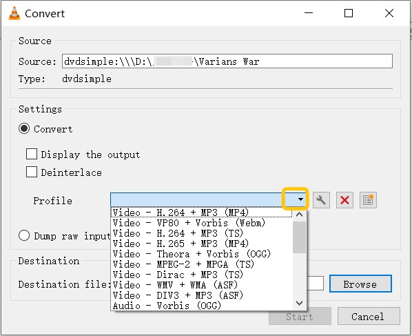 How to rip DVD with VLC on Windows Computer?