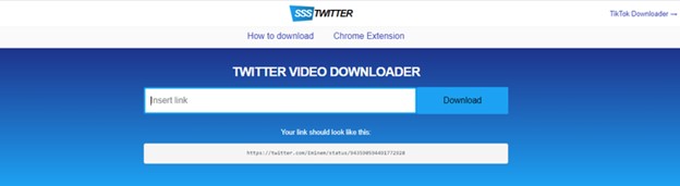 how to save video from twitter with SSSTwitter