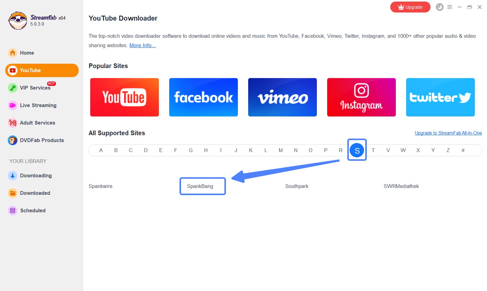 Télécharger des vidéos depuis spankbang avec le meilleur spankbang downloader:Méthode 1 : StreamFab Stream Video Downloader - Télécharger par lots les vidéos de SpankBang