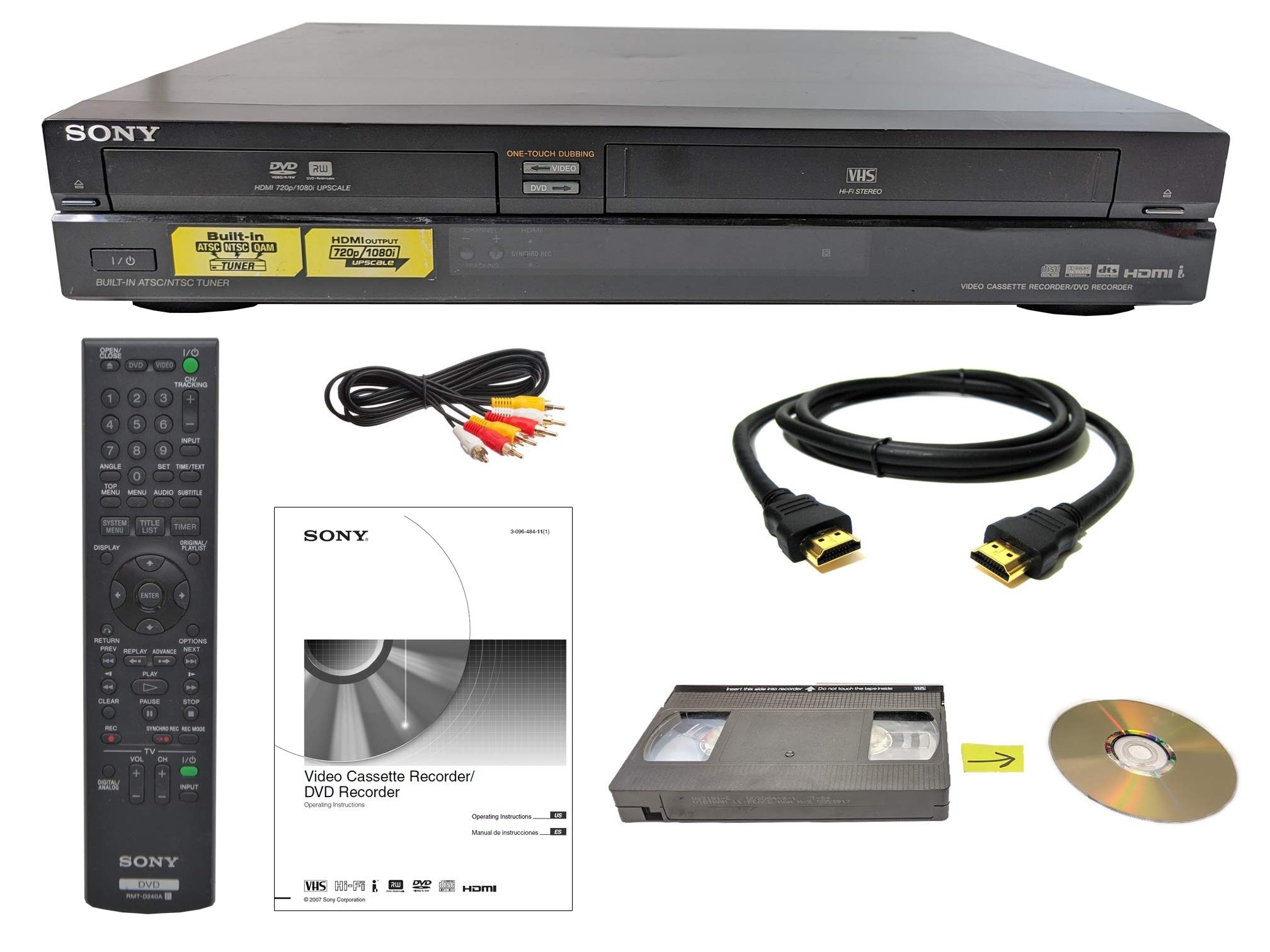 Standalone VHS-to-DVD Recorder