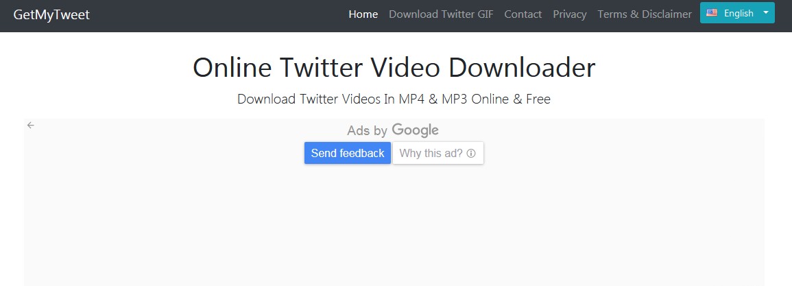 twitter video download shortcut:9. GetMyTweet