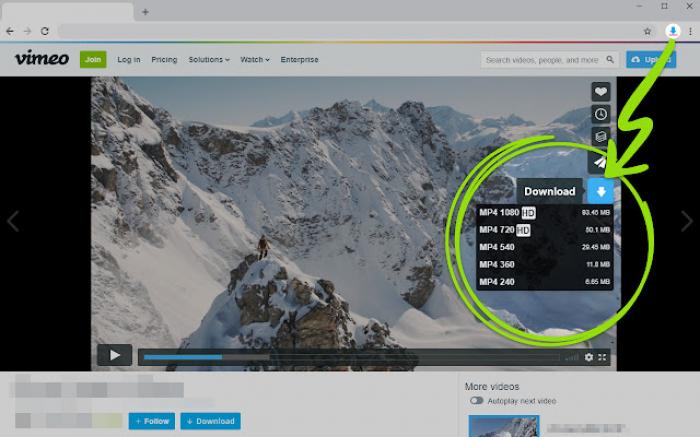 Vimeo To Mp4:3. Chrome Extension to Download Vimeo to MP4 Videos