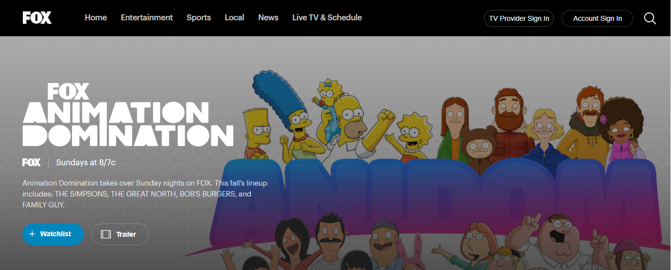 watch cartoon network online free on fox