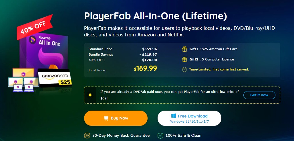 watch movies online free websites:Playerfab All-in-one