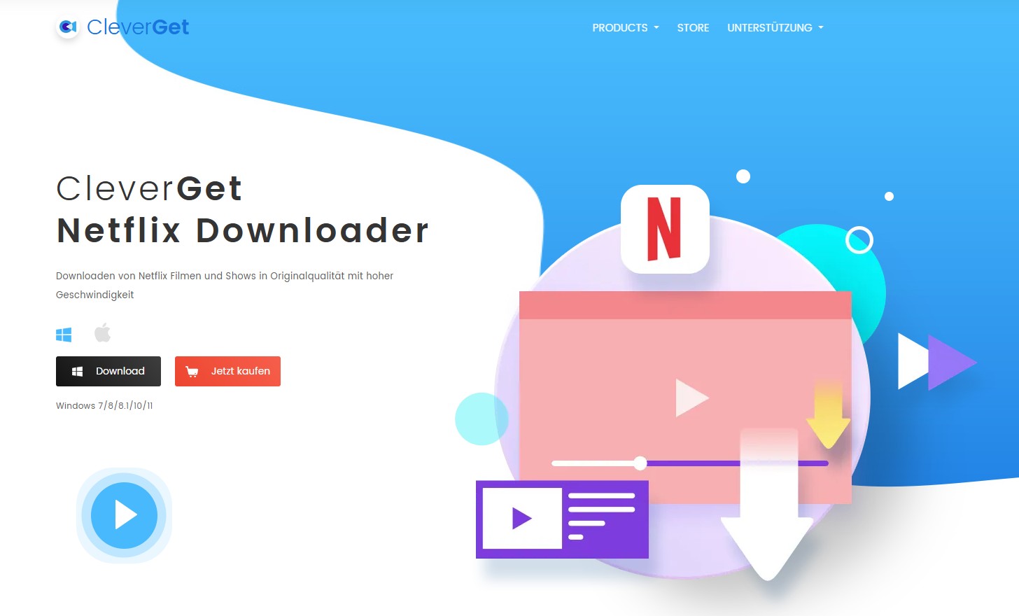 Was ist CleverGet Netflix Downloader?