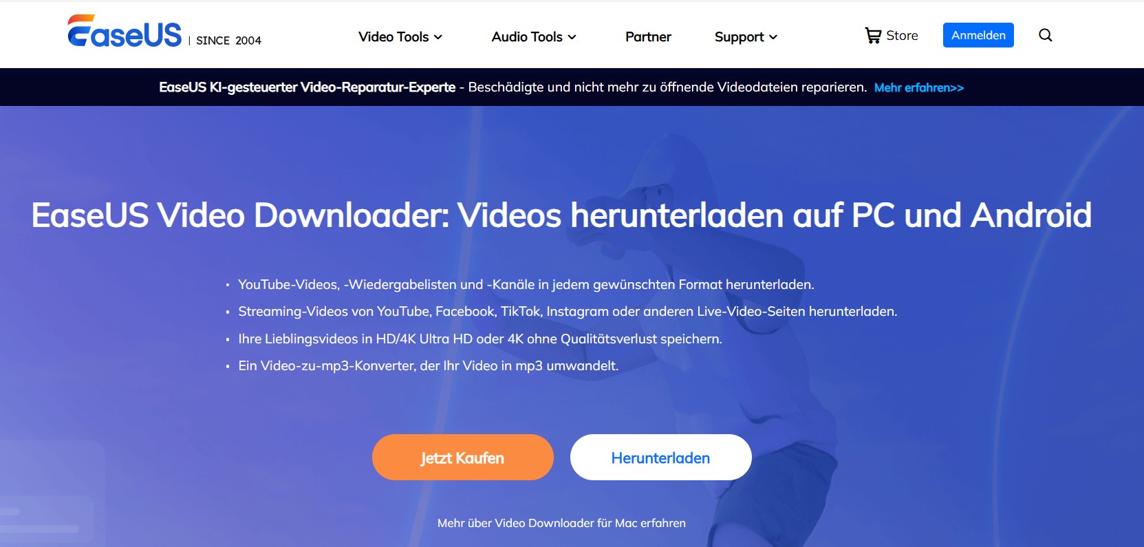 EaseUS video downloader