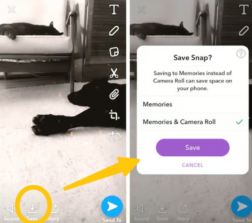 download snapchat videos