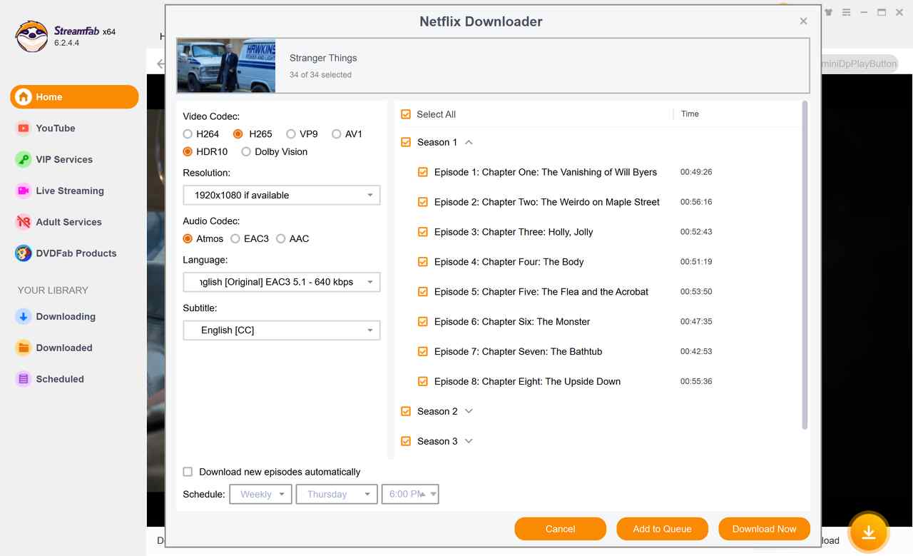 yt saver not working: use streamfab instead step 2