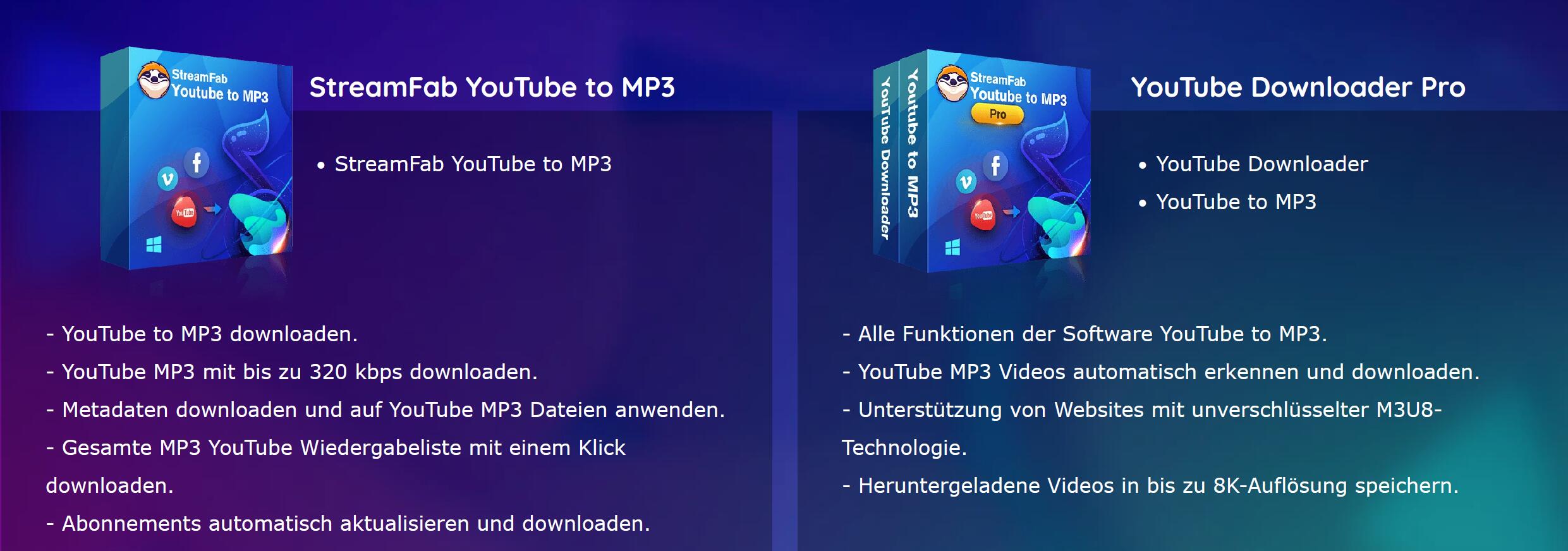 youtube mp3:Schritt 1: StreamFab YouTube to MP3 installieren