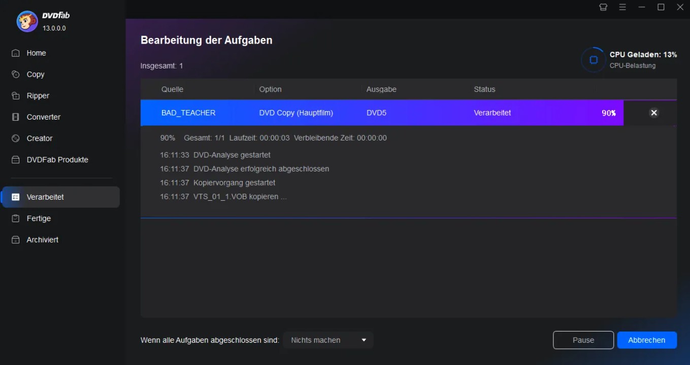 DVDFab DVD to Blu-ray Converter: Schritt-für-Schritt Anleitung